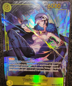 One Piece Trafalgar Law Secret Rare Alt Art EB03-062 Heroine Edition - Image 1