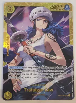 Trafalgar Law EB03-062 SEC Foil One Piece Extra Booster: Heroines Edition NM - Image 1