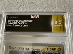 2007 Pokemon Rayquaza EX World Championship Card, 97/101 (Graded 8.5 NM MT+) - Image 3