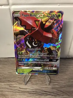 Pokemon Card Tapu Bulu GX SM32 Sun & Moon Promo Light Play - Image 1