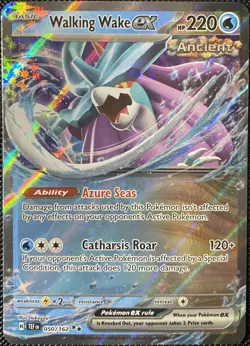 Walking Wake ex 050/162 Sv05: Temporal Forces Holo - Pokemon Card - Image 1