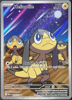 Helioptile 143/132 Me01: Mega Evolution Holo - Pokemon Card - Image 1