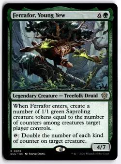 Ferrafor, Young Yew NM ECC Commander: Lorwyn Eclipsed MTG - Image 1