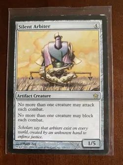 1x MTG Silent ArbiterFifth Dawn (MP) - Image 1