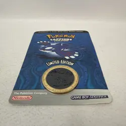 Pokemon - Sapphire Kyogre Limited Edition Holographic Collectible Coin Sealed - Image 3