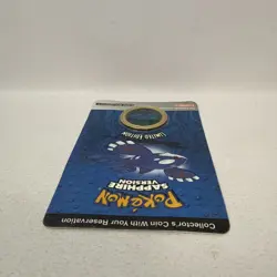 Pokemon - Sapphire Kyogre Limited Edition Holographic Collectible Coin Sealed - Image 5