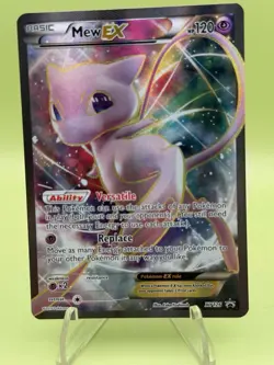 Pokemon Mew EX Full Art Black Star Ultra Rare Promo XY126 Holo Card - Image 1