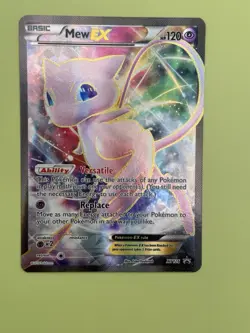 Pokemon Mew EX Full Art Black Star Ultra Rare Promo XY126 Holo Card - Image 3