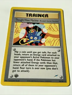 Pokemon Thought Wave Machine Rocket's Secret Machine)1st Edition Neo Destiny 96 - Image 1