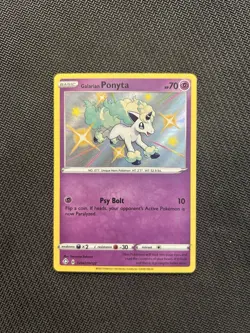 Pokemon TCG Galarian Ponyta SV047/SV122! NM/LP Condition! See Description! - Image 1