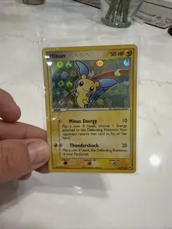 2004 Pokemon Hidden Legends Minun [Reverse Holo] #67/101 Light Play - Image 1