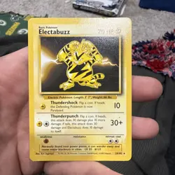 Electabuzz 20/102 Base Set Unlimited -Non Holo Rare- WOTC - LP -Pokemon - Image 1