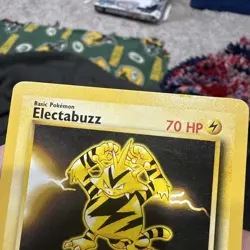 Electabuzz 20/102 Base Set Unlimited -Non Holo Rare- WOTC - LP -Pokemon - Image 2