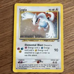 Lugia 9/111 Neo Genesis Holo Pokemon TCG 2000 HEAVILY PLAYED HP - Image 1