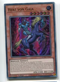 Yu-Gi-Oh! Herz von Gaia Super Rare MZMU-DE033 - Image 1