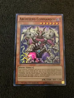 ARCHFIEND COMMANDER - CT11-EN006 - SUPER RARE - LIMITED EDITION - Image 1
