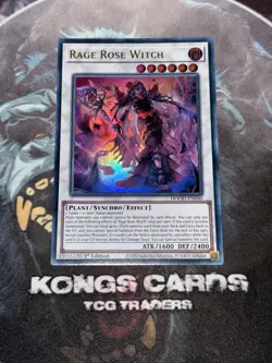 DOOD-EN040 Rage Rose Witch Ultra Rare Yu-Gi-Oh! NEW - Image 1