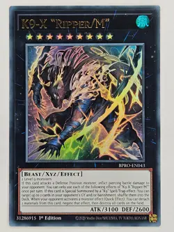 Yu Gi Oh - BPRO-EN043 K9-X Ripper/M - Ultra Rare - Image 1