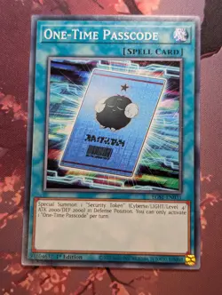 One-Time Passcode EGS1-EN031 - Common - Yugioh - Image 1