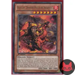 Yugioh Blaster, Dragon Ruler of Infernos LTGY-EN040 Rare 1st Edition NM - Image 1
