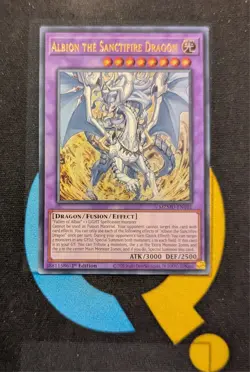 MZMU-EN101 Albion the Sanctifire Dragon Ultra Rare 1st Edition YuGiOh - Image 1