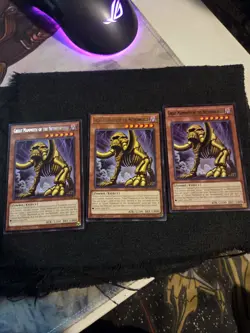 Yugioh! 3x Great Mammoth of the Netherworld MZMU-EN004 Rare 1st Ed NM - Image 1