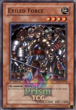 1st Ed Exiled Force SD5-EN010 Yugioh - Image 1