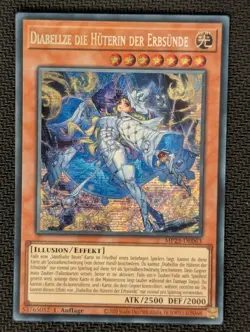 Diabellze die Huterin der Erbsunde MP25-DE063 Secret Rare DE NM YUGIOH - Image 1