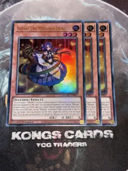 MZMU-EN017 Sanaki the Mikanko Devotee X3 Ultra Rare YuGiOh! NEW PLAYSET - Image 1