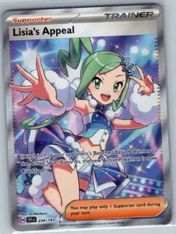 Lisia's Appeal 234/191 SV08: Surging Sparks - Pokemon Card - NM - Image 1
