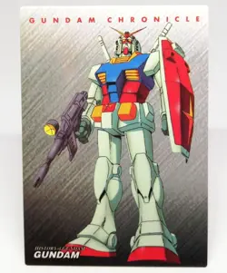 1 of９RXｰ78-2 Gundam 1st edition MOBILE SUIT GUNDAM Chronicle Card dass Masters - Image 1