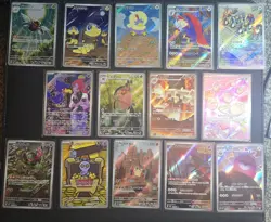 60x Pokemon Card Job Lot JPN HR/UR/SAR/SR/AR/V*/EX + 2 Free Slabs No Doubles 99p - Image 3