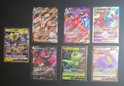 60x Pokemon Card Job Lot JPN HR/UR/SAR/SR/AR/V*/EX + 2 Free Slabs No Doubles 99p - Image 4