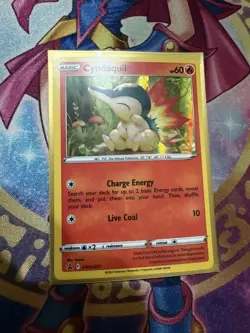 Cyndaquil - SWSH221 - Pokemon Sword & Shield Promo Ultra Rare Holo Card LP - Image 1