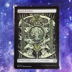 Forest Full Art Phyrexian Text - 271/271 - Forest (Phyrexia: ONE) MTG Magic WOTC - Image 1