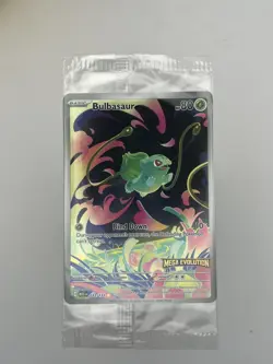 Bulbasaur 133/132 - Mega Evolution - Stamped Promo - Pokemon card - SEALED NM - Image 1