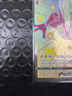 Pokemon Toxtricity VMAX SV113/SV122 Shining Fates Shiny Vault Holo Rare Card - Image 5