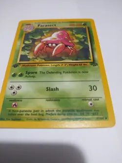 1st Ed Parasect Non-Holo WOTC Pokemon Card 41/64 Jungle Set - Image 1