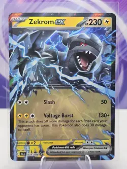 Pokemon Zekrom EX 034/086 Black Bolt Double Rare Holo NM - Image 1