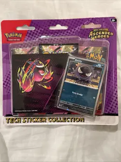 Pokemon Ascending Heroes Tech Sticker Collection 3 Pack - Factory Sealed New - Image 1