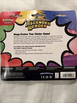 Pokemon Ascending Heroes Tech Sticker Collection 3 Pack - Factory Sealed New - Image 2
