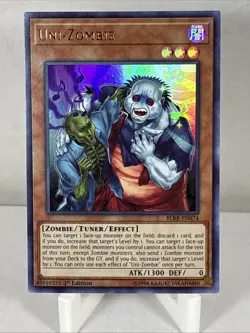 Yugioh Uni-Zombie BLRR-EN074 Ultra Rare 1st Ed - Image 1