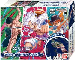 TCG One Piece: Learn Together Deck Set (LD-01) Bandai, Starterset fur 2 Spieler - Image 1