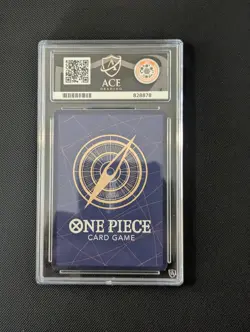 One Piece Ace & Sabo & Luffy OP13-007 Alt Art Carrying On His Will Grade ACE 10 - Image 2