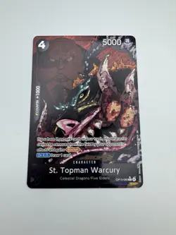 One Piece TCG St. Topman Warcury OP13-089 Alternate Art Alt English NM - Image 1