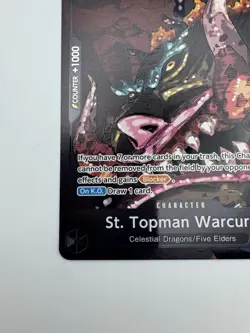 One Piece TCG St. Topman Warcury OP13-089 Alternate Art Alt English NM - Image 4