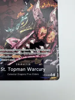 One Piece TCG St. Topman Warcury OP13-089 Alternate Art Alt English NM - Image 5