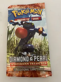 Pokemon Diamond And Pearl Sealed Booster 10 Cards American Mysterious Treasures - Image 3