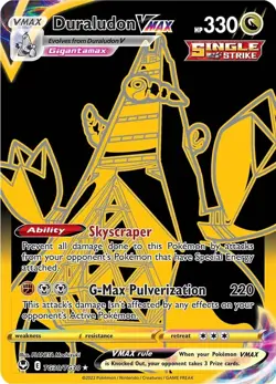 Duraludon VMAX TG30/TG30 Silver Tempest Trainer Gallery Pokemon Card NM - Image 1