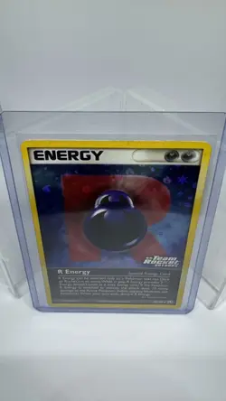 R Energy - 95/109 EX Team Rocket Returns - Stamped Reverse Holo Pokemon Card - Image 4